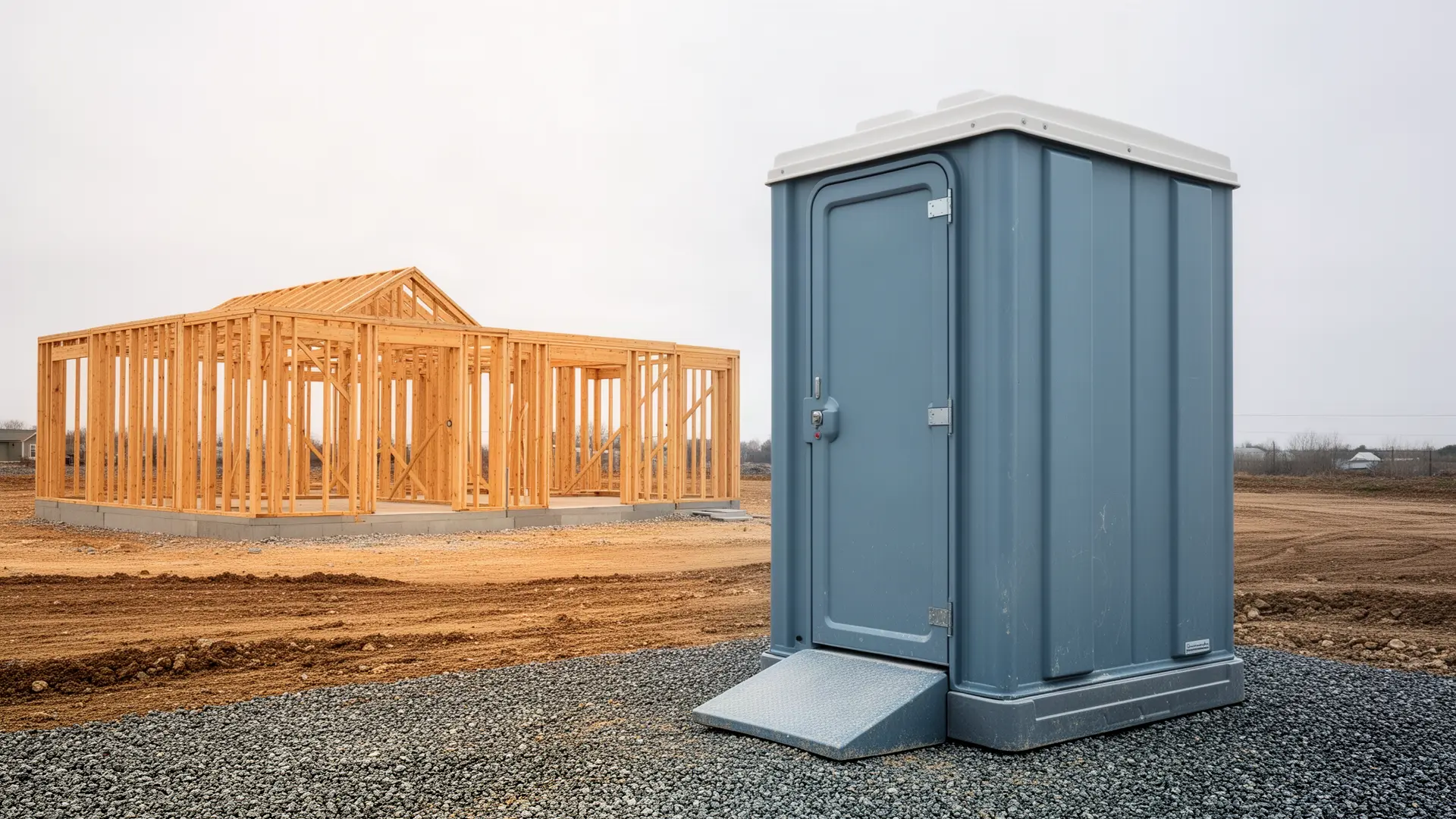 Clean porta potty unit from Poplar Woods Porta Potty Rental in Philadelphia, PA